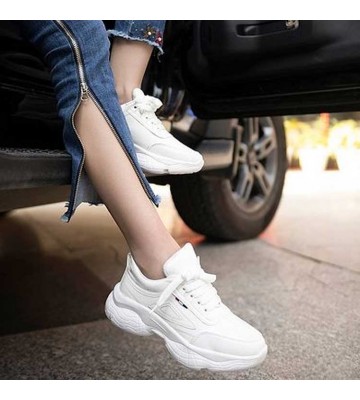White Running Shoes for Girls and Women